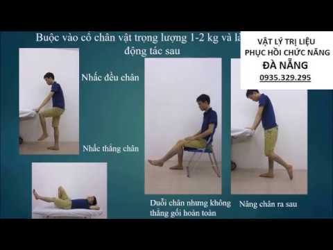 Video Vật lý trị liệu dây chằng chéo trước trong 4 tuần sau... - youtube