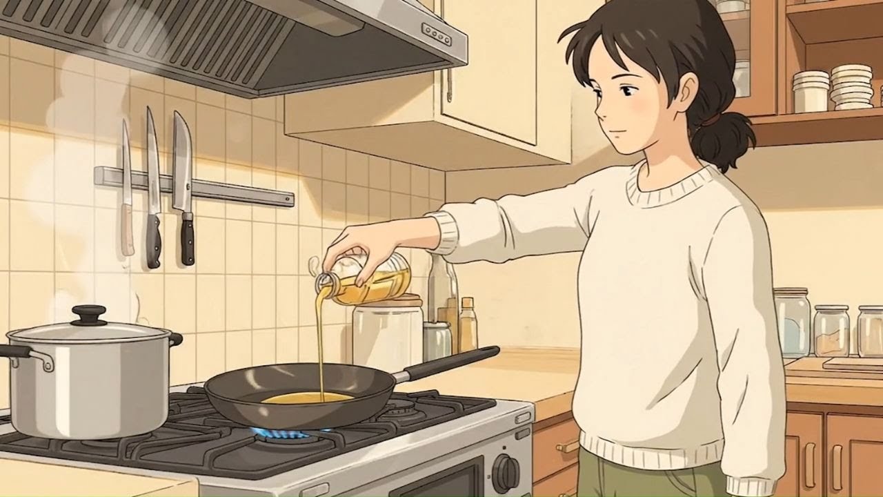 Cooking a Simple Dinner After a Long Day