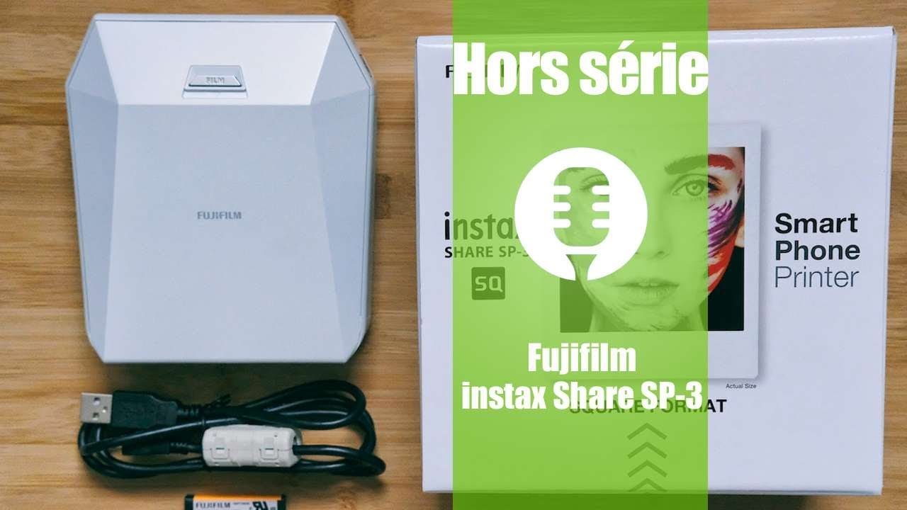 Test Instax Share SP-3, l'imprimante compacte de Fujifilm au format Instax  Square