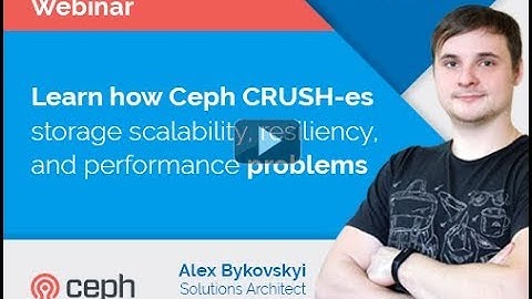 Discovering Ceph – easily scalable and reliable storage platform