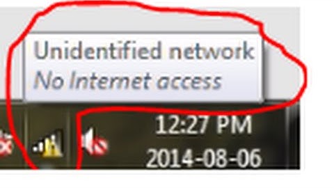 Fix Unidentified Network OR 