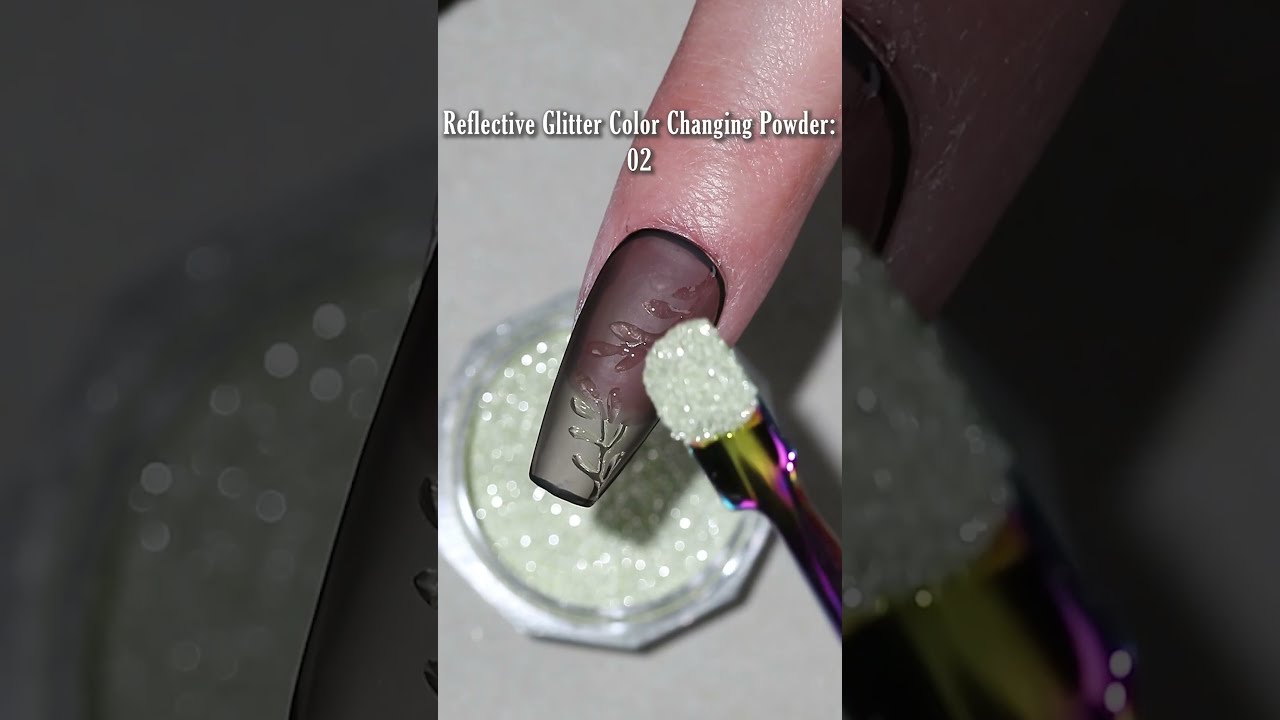 Shiny Leaves Nail Art Design BORN PRETTY