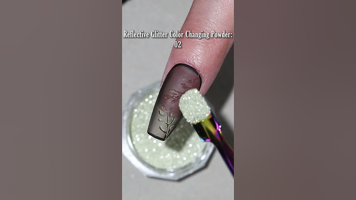 Shiny Leaves Nail Art Design BORN PRETTY