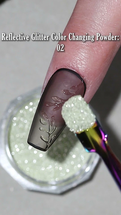 Shiny Leaves Nail Art Design BORN PRETTY