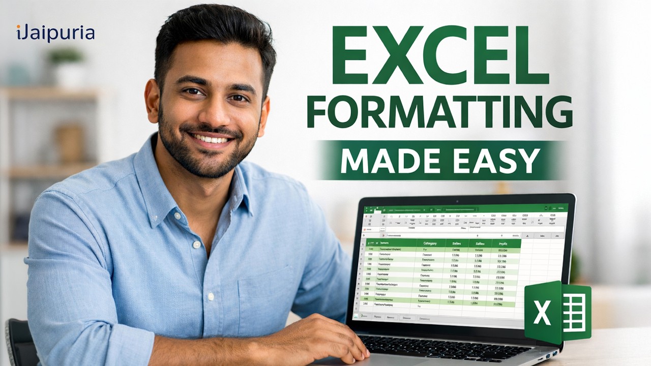 Excel Formatting Basics for Beginners (Complete Tutorial) - YouTube
