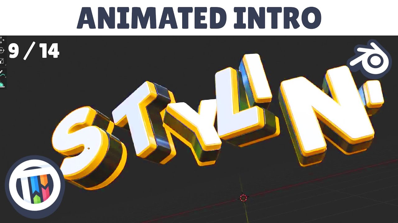 How to Make A Smooth 3D Intro for FREE in Blender 2.8 Eevee (9 of 14 ...
