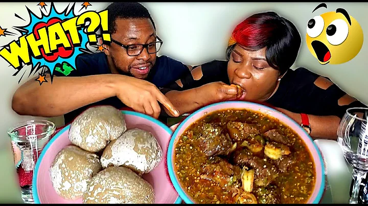 Craziest FUFU & Okro Soup MUKBANG | Husband & Wife Fight Over FUFU