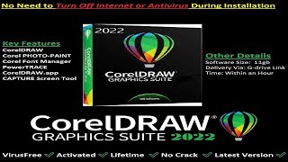CorelDRAW Graphics Suite 2022 Activated