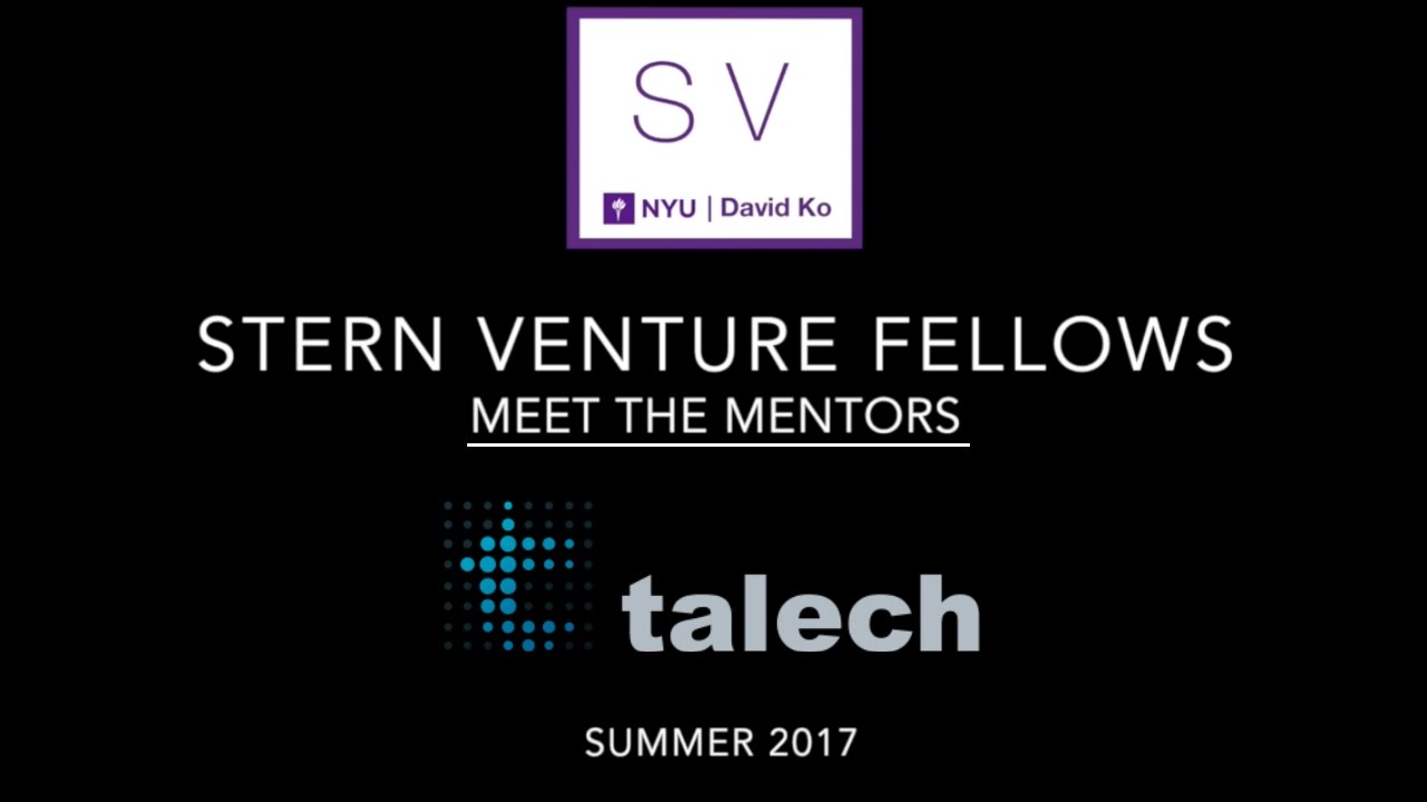 Mentors: NYU SVF + Talech