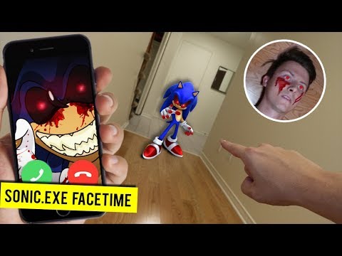 Calling Sonic Exe On Facetime At 3 Am Scratched His Face Youtube - sonicexe face roblox