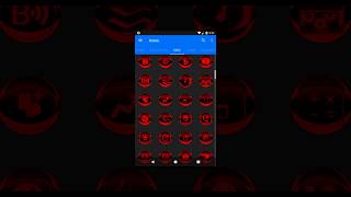 Red Icon Pack Style 2 Free for Mobile and Tablet Devices screenshot 2