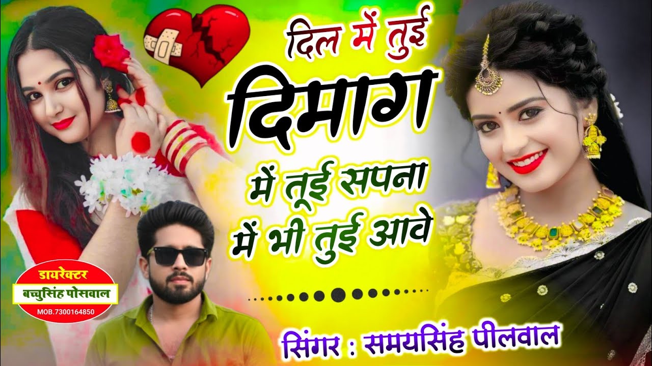 वायरल लव सॉन्ग || Samay Singh Peelwal || दिल में तुई दिमाग में तूई सपना में भी तुई आवे,, 