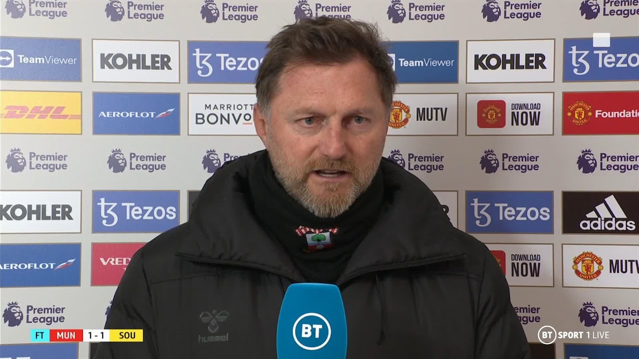 "The way we responded was fantastic!" Ralph Hasenhüttl proud of Saints' spirit vs Man Utd