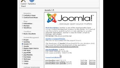 Joomla Tutorial-Install Joomla on Your Website Using Fantastico