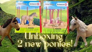 Schleich UNBOXING 2 NEW ponies 💖 || Schleich Unboxings || Grayci Grayci