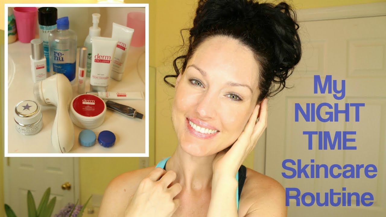 How I Take off the Day | My night time Skincare Routine - YouTube