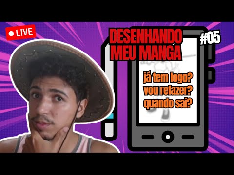 Atualização Importante do projeto! - Desenhando meu Mangá ao vivo  - EP5
