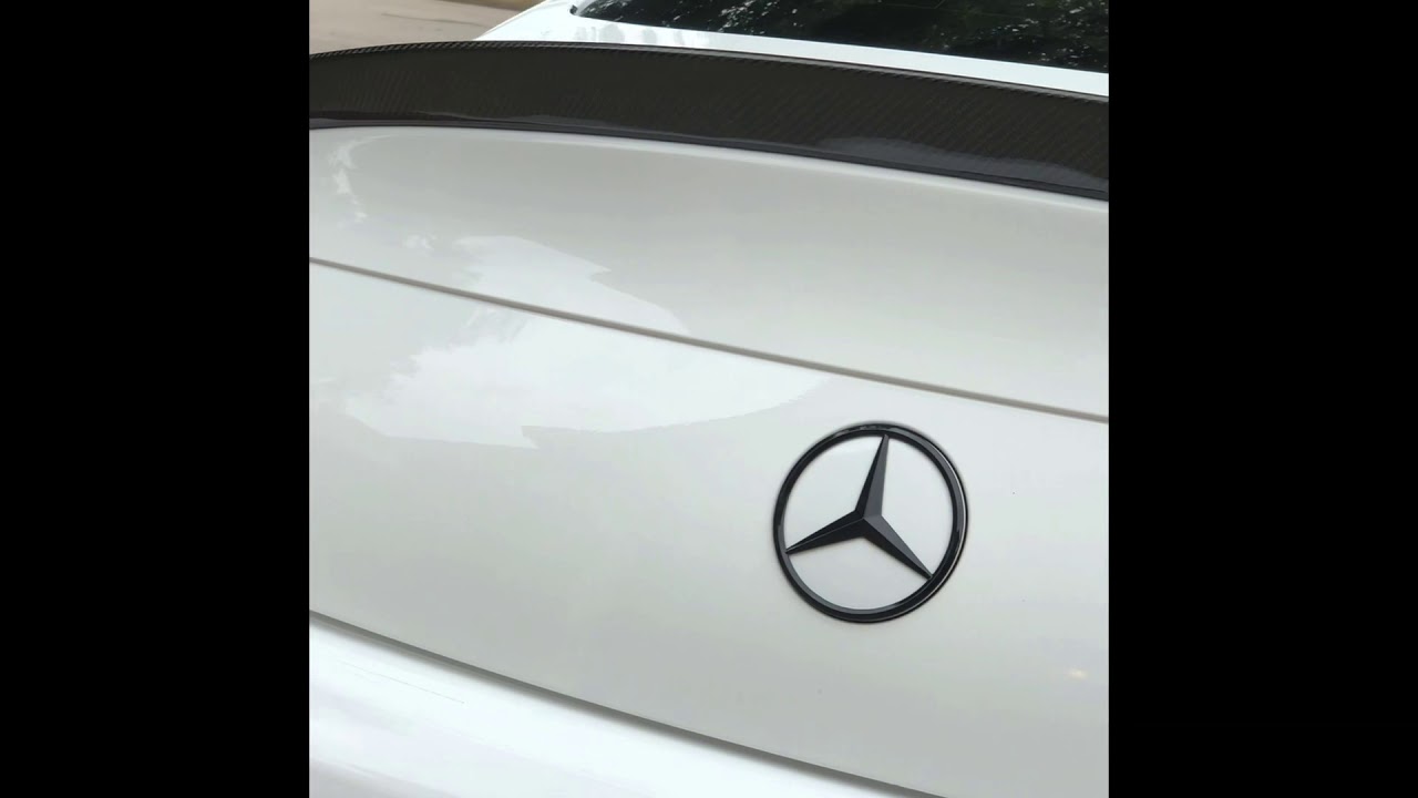 C63 Style Carbon Fiber Wing For C-Class Coupe 15-18