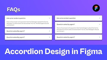 Create an Accordion on your website easily with Figma Auto Layout and Interactive Components