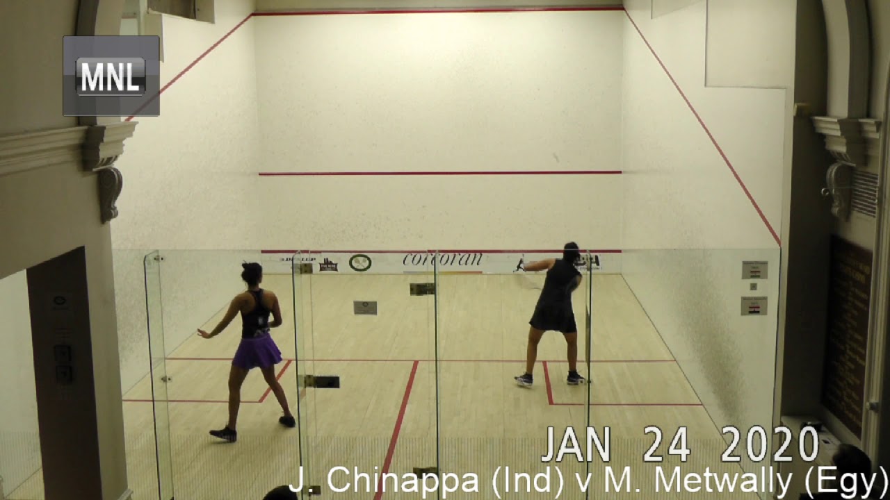 Joshana Chinappa Ind v Mariam Metwally Egy Rd 2 1 24 20