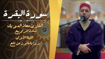 ما تيسر من سورة البقرة من صلاة التراويح 1446 | القارئ معاذ الدويك | برواية قالون عن نافع