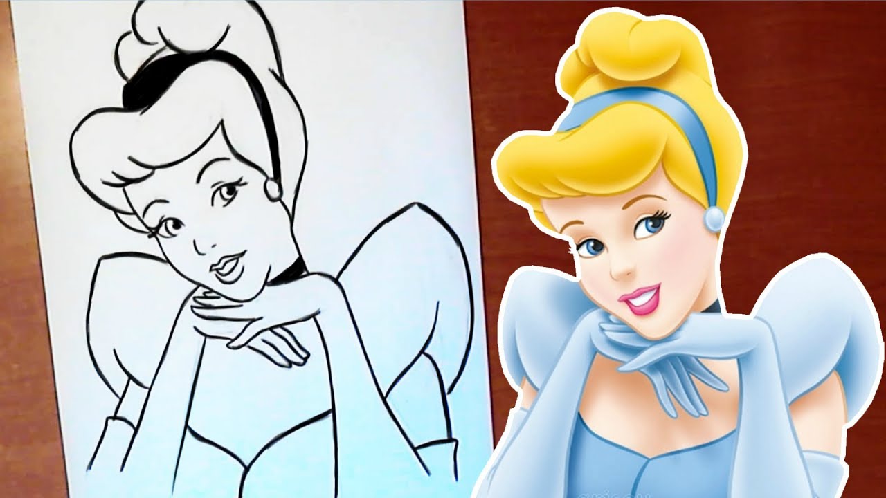 Как нарисовать золушку по этапно