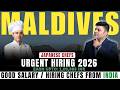 Maldives Jobs for Indians 2026 | Japanese Chef / Teppanyaki Chef Jobs | Salary ₹73,000+ | Apply Now