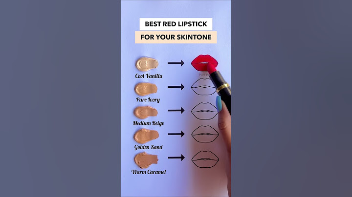 RED LIPSTICKS ACCORDING TO SKIN TONE #redlipstick #lipstickswatch