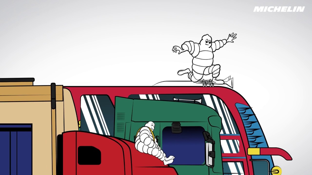 MICHELIN Man Mascot is back - THE ICONIC MICHELIN MAN RETURNS TO TRUCK CABS.