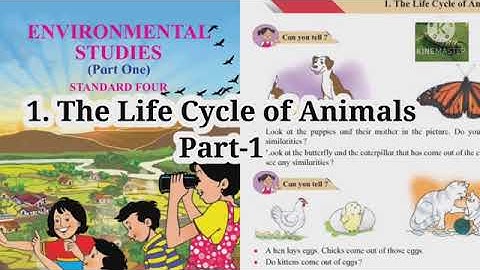 1.The Life Cycle of Animal Environmental studies 4th standard (Maharashtra state board)