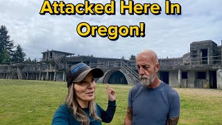 Attacked Here In Oregon…And A Shipwreck! Fort Stevens SP