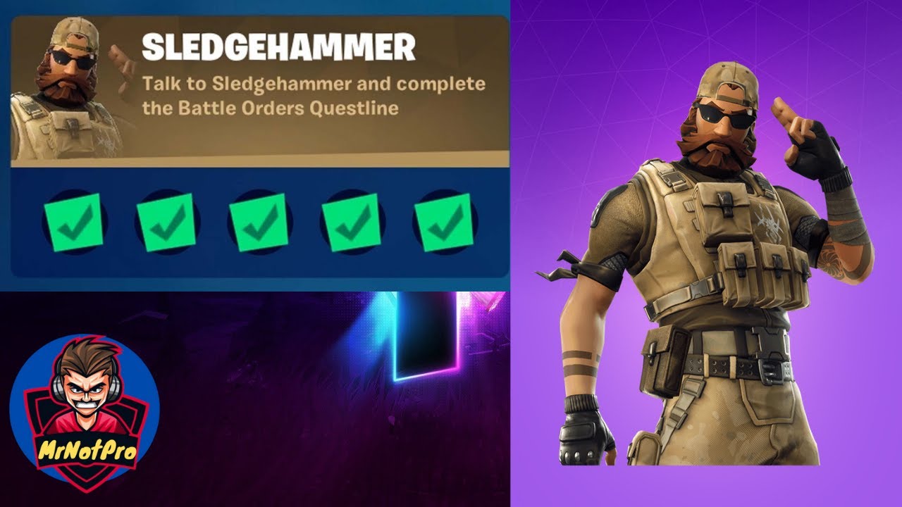 Fortnite 'Sledgehammer' Challenges Guide How to Complete the Battle
