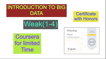Introduction to Big Data Coursera Answers Week (1-4) All Quiz and Running Hadoop MapReduce Programs