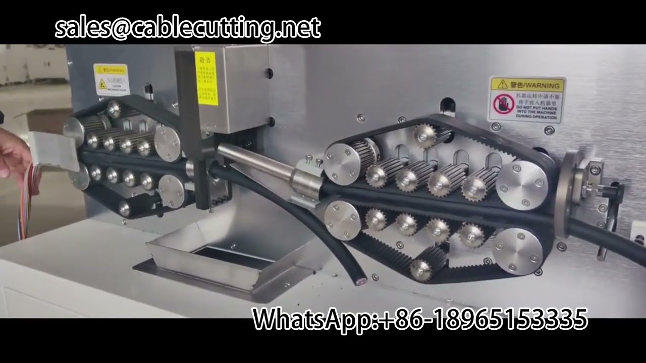 Large square cable wire stripping machine 