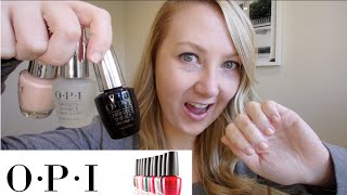 OPI nail polish Infinite Shine 3-Step System honest review with Bubble Bath colour