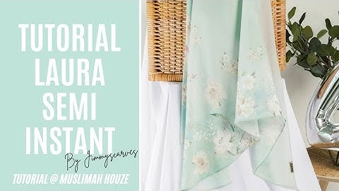 Laura Semi Instant by Jimmyscarves | Muslimah Houze #saveyouraurahnow