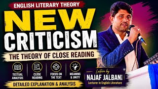 New Criticism Explained | Close Reading, Textual Analysis & Major Concepts | English Literary Theory