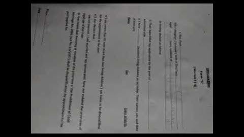 How to form fill up Declaration Form A for Assam Government Job