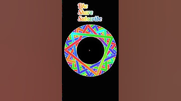 Ball Bouncing In Circle Effect #maths #mathematics #adhd #asmr #art #satisfying