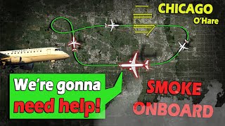 SMOKE ONBOARD | Emergency Return to Chicago O'Hare!