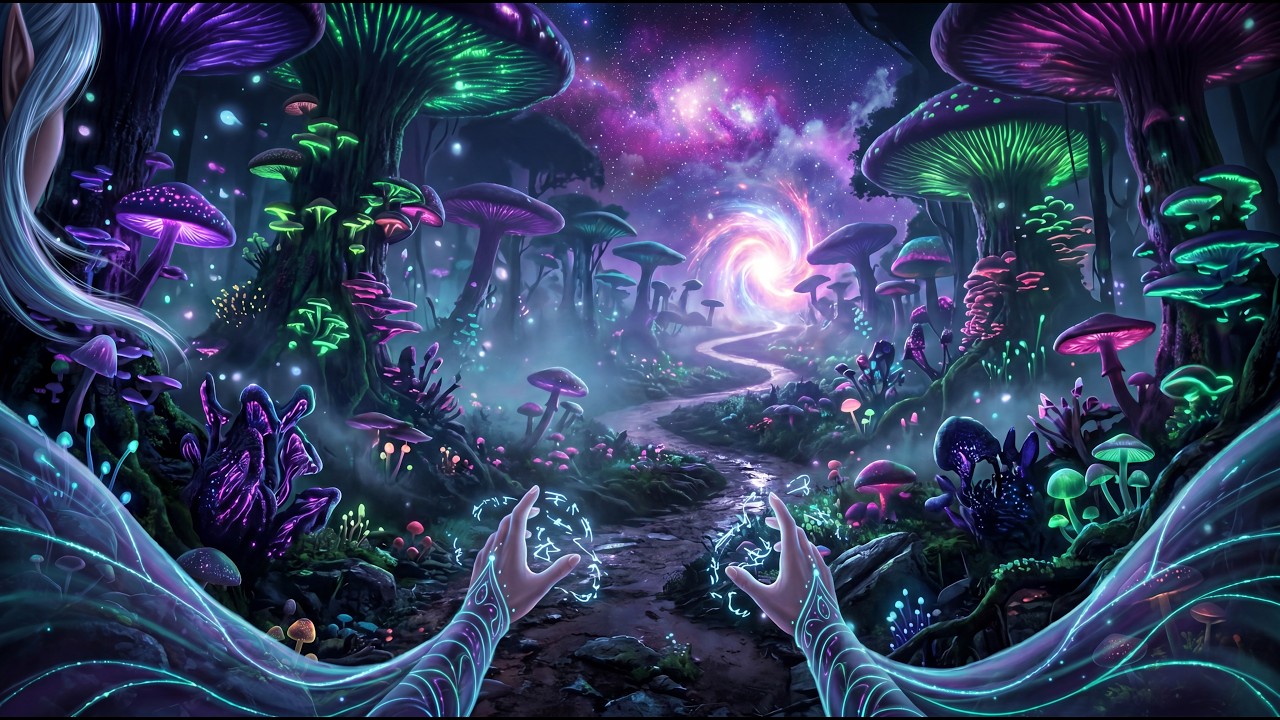 Progressive Psytrance Mix | 'Kosmische Sporen' | 4K Trippige Visuals8 ...