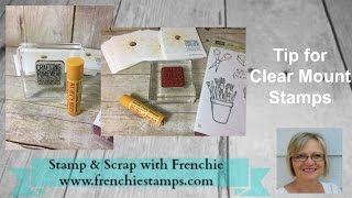 Tip for Clear Mount Stamp