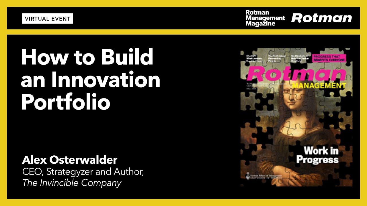 Alex osterwalder on how to build an innovation portfolio youtube