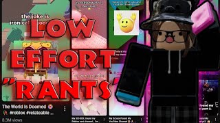 Roblox Rants Suck