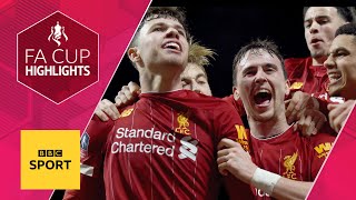 Liverpool Youngsters Win As Var Denies Shrewsbury At Anfield Fa Cup Fourth Round Bbc Sport