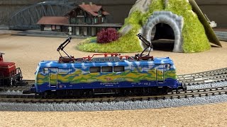 Marklin 88423 Cl 111 Electric Locomotive “Touristik” Test Run at z