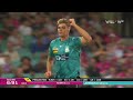 Spencer johnson 3 wickets vs sydney sixers challenger  sydney sixers vs brisbane heat