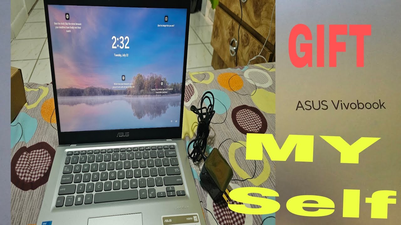 UNBOXING ASUS VIVOBOOK LOPTOP GIFT FOR MY SELF