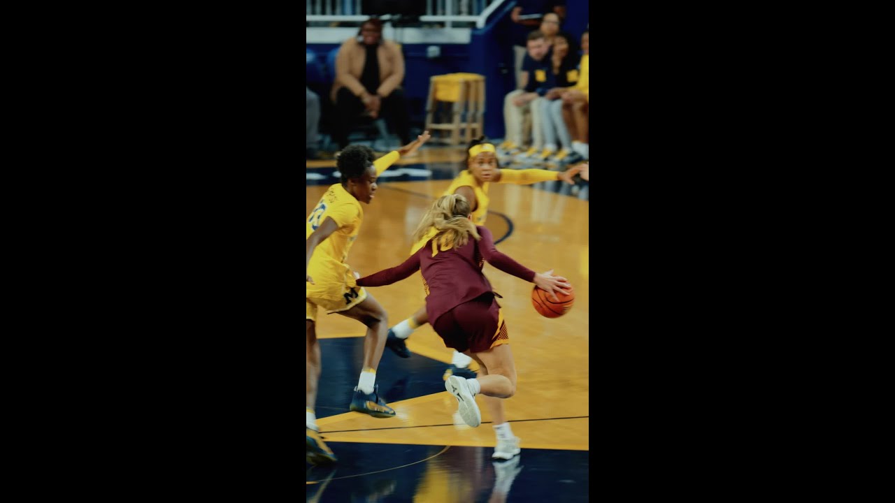 Braun 3-Pointer vs Michigan | Minnesota Womens Basketball