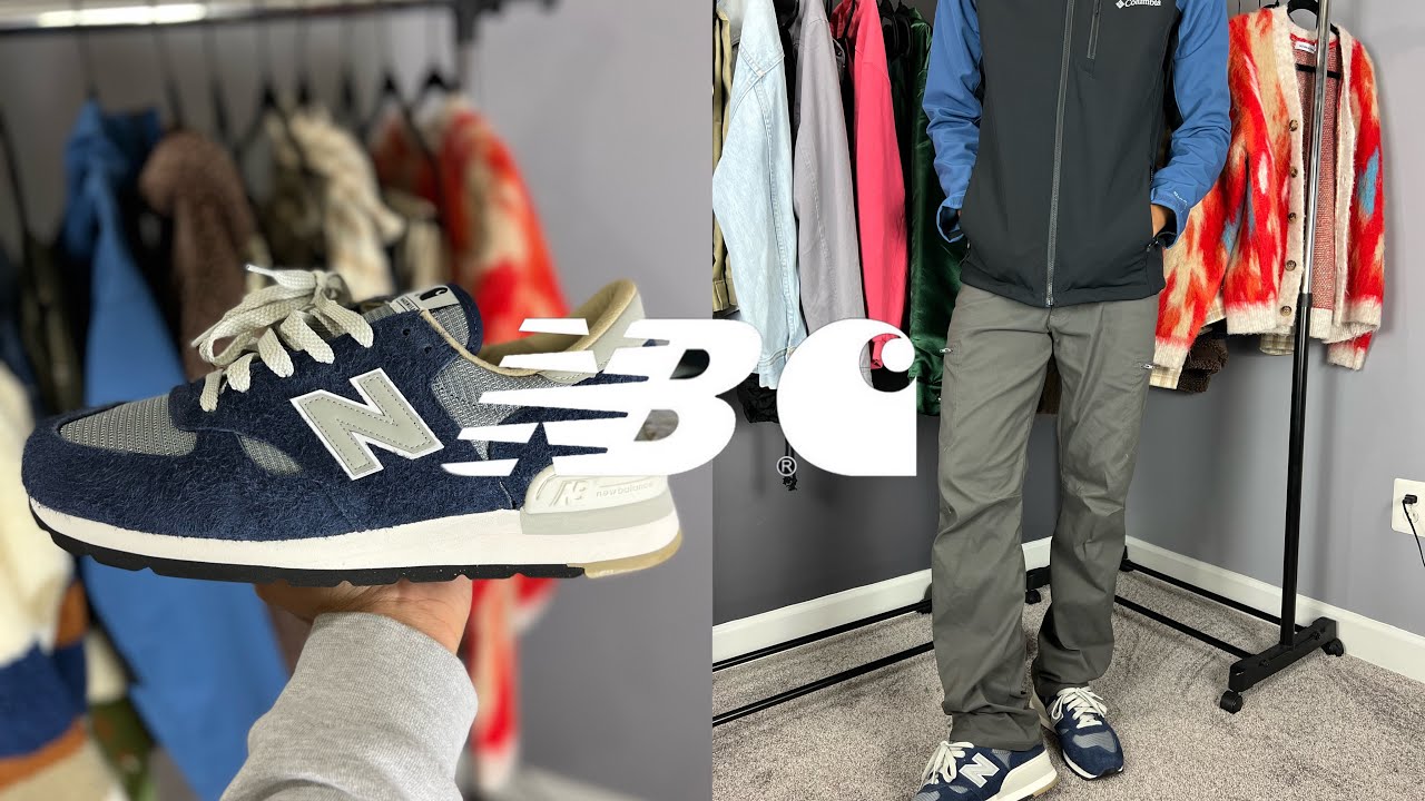 スニーカー New Balance 990v1 Carhartt WIP MiUSA Dark Navy The Best Lowkey New Balance Drop | New Balance X Carhartt
